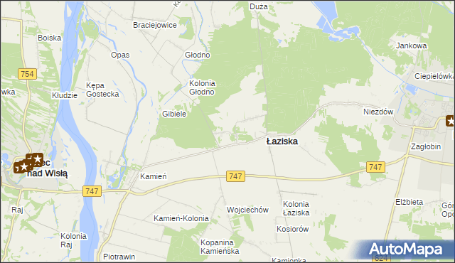 mapa Janiszów gmina Łaziska, Janiszów gmina Łaziska na mapie Targeo