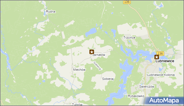 mapa Jarnatów, Jarnatów na mapie Targeo