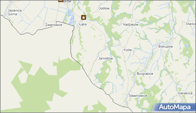 mapa Jarnołtów gmina Otmuchów, Jarnołtów gmina Otmuchów na mapie Targeo