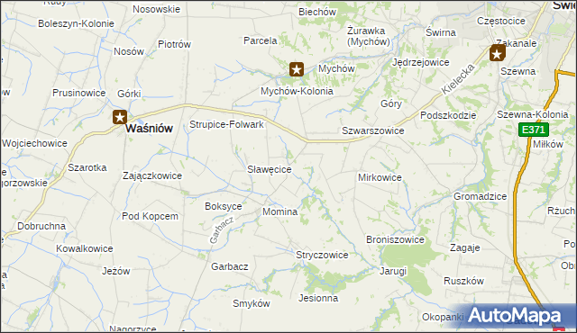 mapa Kosowice, Kosowice na mapie Targeo