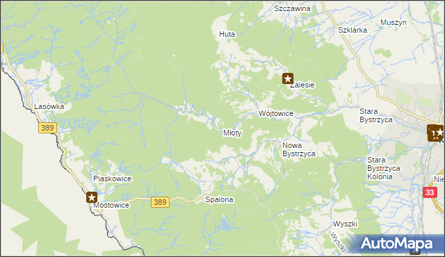 mapa Młoty, Młoty na mapie Targeo