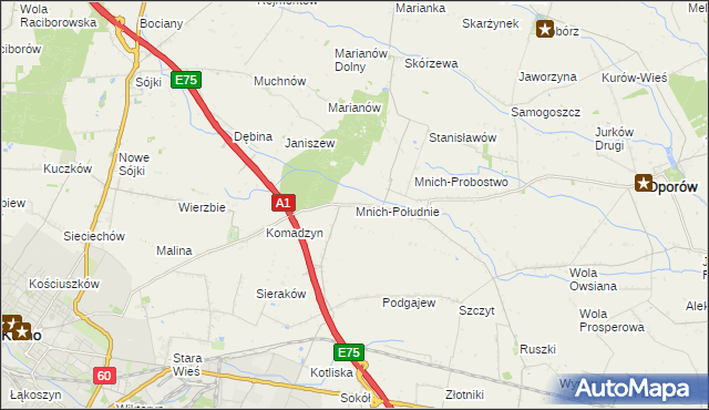 mapa Mnich-Południe, Mnich-Południe na mapie Targeo
