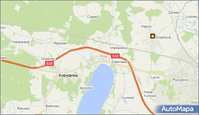 mapa Morzyczyn gmina Kobylanka, Morzyczyn gmina Kobylanka na mapie Targeo