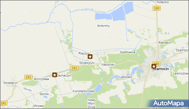 mapa Nałęcza, Nałęcza na mapie Targeo