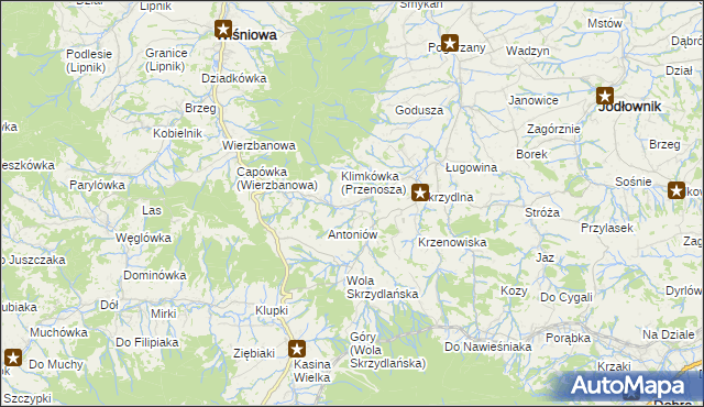 mapa Przenosza, Przenosza na mapie Targeo