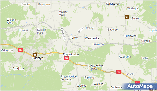 mapa Przymiłowice-Podgrabie, Przymiłowice-Podgrabie na mapie Targeo