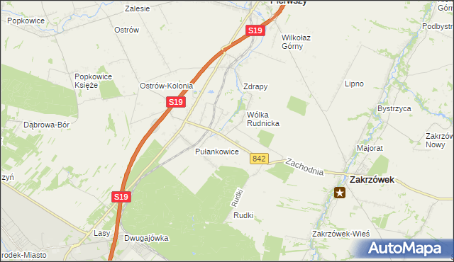 mapa Rudnik Szlachecki, Rudnik Szlachecki na mapie Targeo