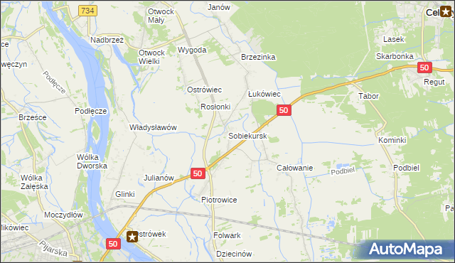 mapa Sobiekursk, Sobiekursk na mapie Targeo