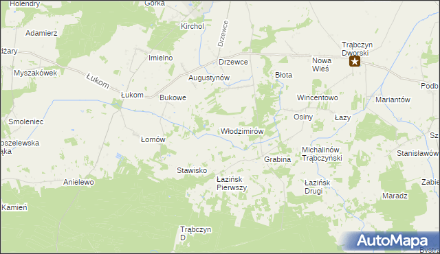 mapa Włodzimirów, Włodzimirów na mapie Targeo