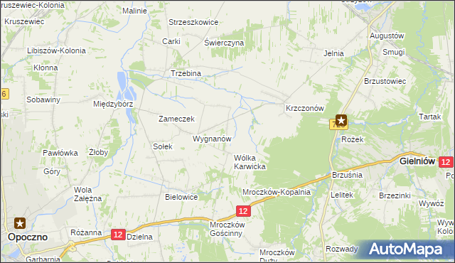 mapa Wólka Karwicka-Kolonia, Wólka Karwicka-Kolonia na mapie Targeo