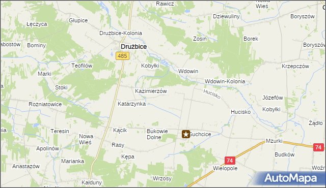 mapa Żbijowa, Żbijowa na mapie Targeo