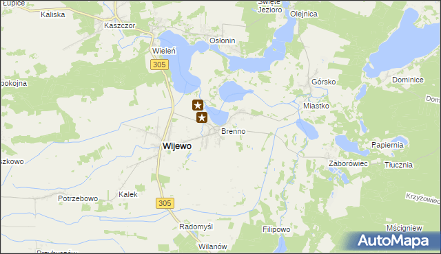 mapa Brenno, Brenno na mapie Targeo