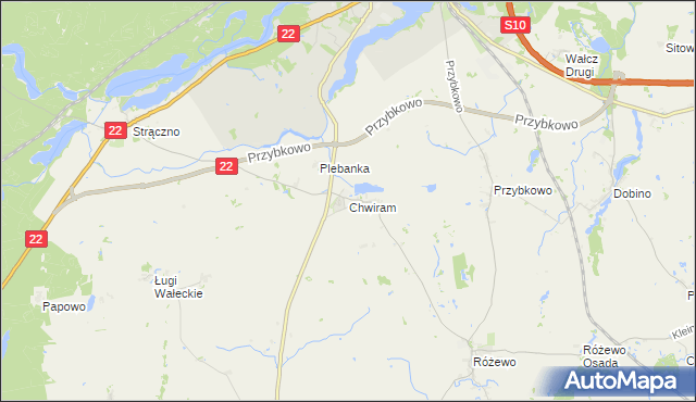 mapa Chwiram, Chwiram na mapie Targeo