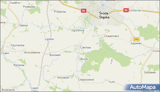 mapa Ciechów, Ciechów na mapie Targeo