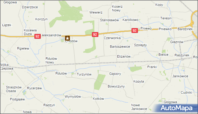 mapa Domaników, Domaników na mapie Targeo