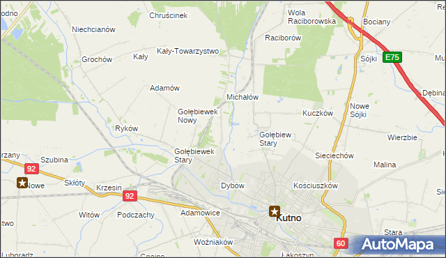mapa Florek, Florek na mapie Targeo