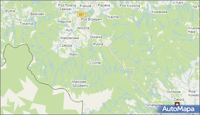 mapa Norczak, Norczak na mapie Targeo