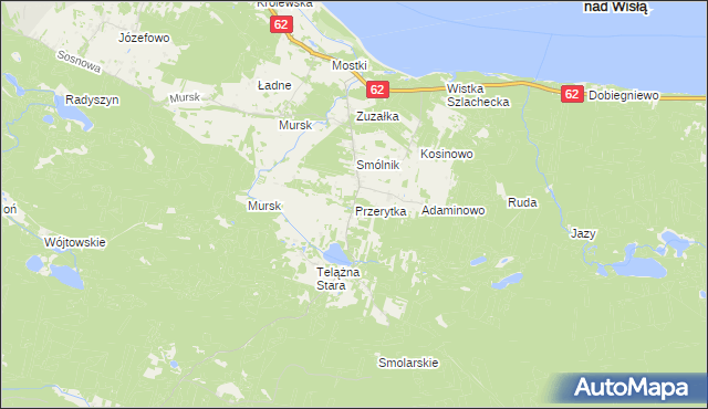 mapa Przerytka, Przerytka na mapie Targeo