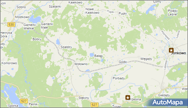 mapa Bałąg, Bałąg na mapie Targeo