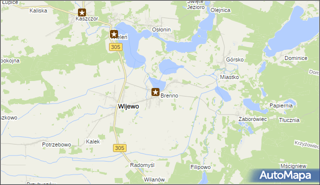 mapa Brenno, Brenno na mapie Targeo