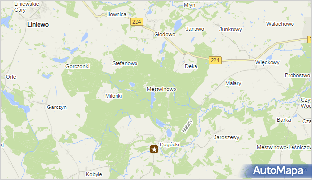 mapa Brzęczek, Brzęczek na mapie Targeo