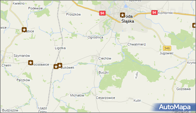 mapa Ciechów, Ciechów na mapie Targeo