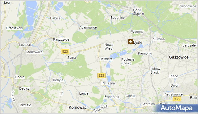 mapa Dzimierz, Dzimierz na mapie Targeo