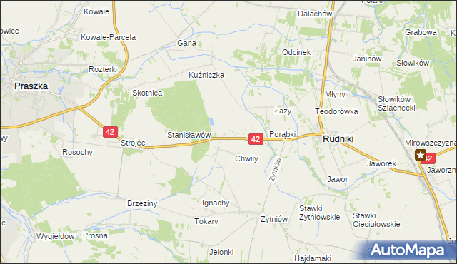 mapa Faustianka, Faustianka na mapie Targeo