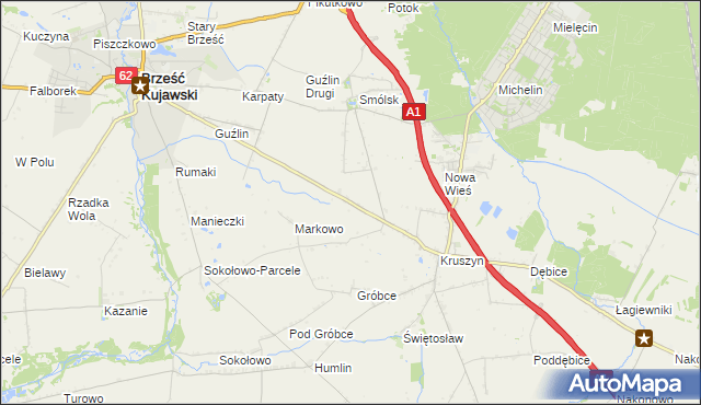 mapa Kolonia Dębice, Kolonia Dębice na mapie Targeo