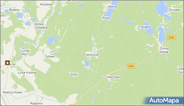 mapa Koniuszyn, Koniuszyn na mapie Targeo