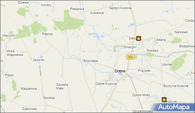 mapa Koszczały, Koszczały na mapie Targeo