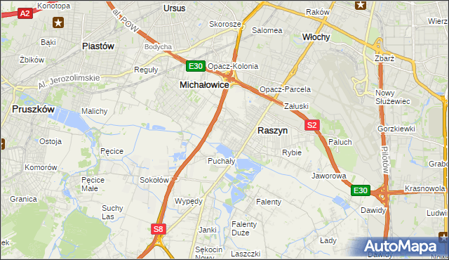 mapa Nowe Grocholice, Nowe Grocholice na mapie Targeo