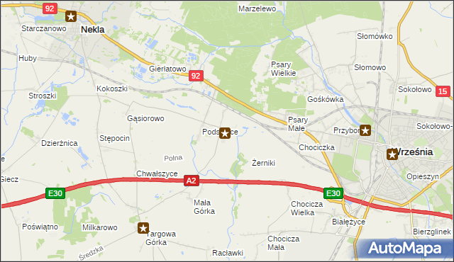 mapa Opatówko, Opatówko na mapie Targeo