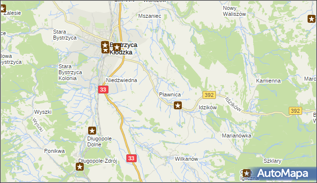 mapa Pławnica, Pławnica na mapie Targeo