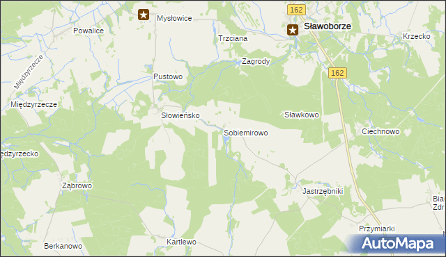 mapa Sobiemirowo, Sobiemirowo na mapie Targeo