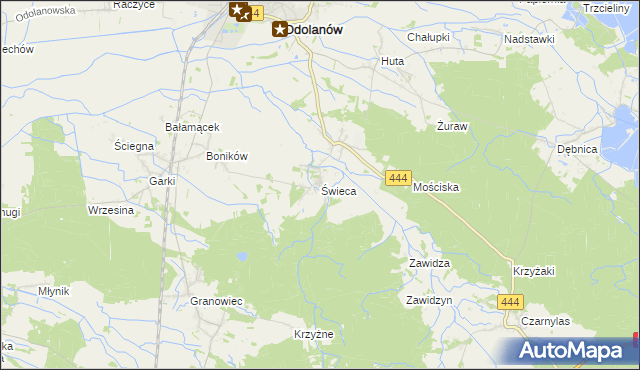 mapa Świeca, Świeca na mapie Targeo