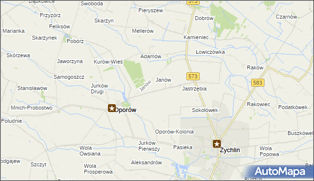 mapa Świechów, Świechów na mapie Targeo