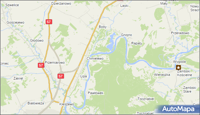 mapa Szygówek, Szygówek na mapie Targeo