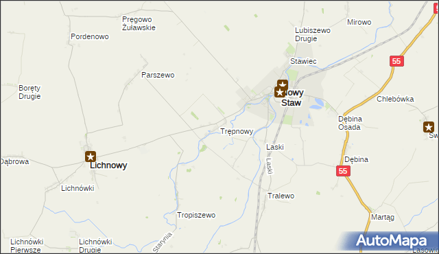 mapa Trępnowy, Trępnowy na mapie Targeo