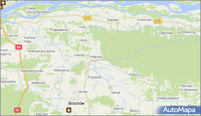 mapa Wilcze Śladowskie, Wilcze Śladowskie na mapie Targeo