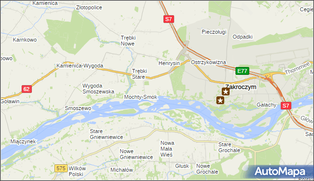 mapa Wólka Smoszewska, Wólka Smoszewska na mapie Targeo