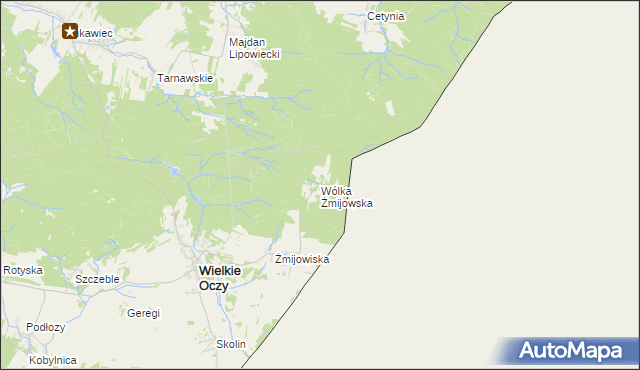 mapa Wólka Żmijowska, Wólka Żmijowska na mapie Targeo