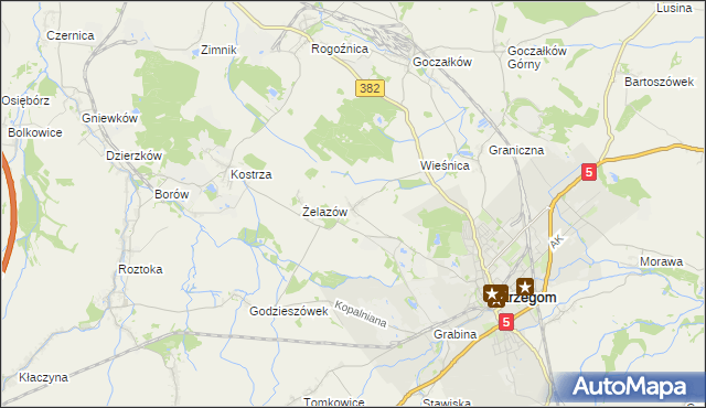 mapa Żółkiewka, Żółkiewka na mapie Targeo