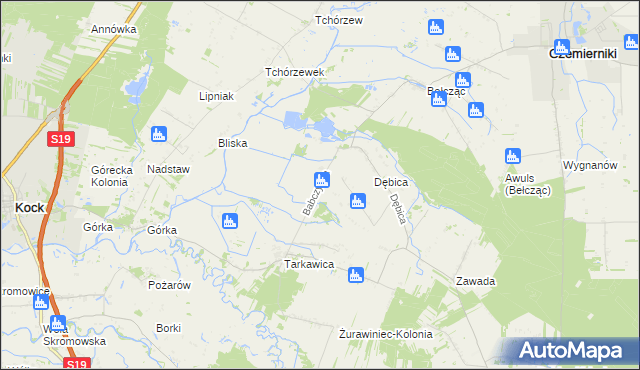 mapa Babczyzna, Babczyzna na mapie Targeo