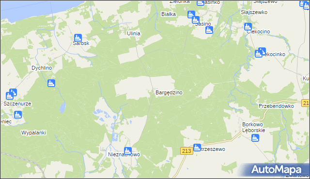 mapa Bargędzino, Bargędzino na mapie Targeo