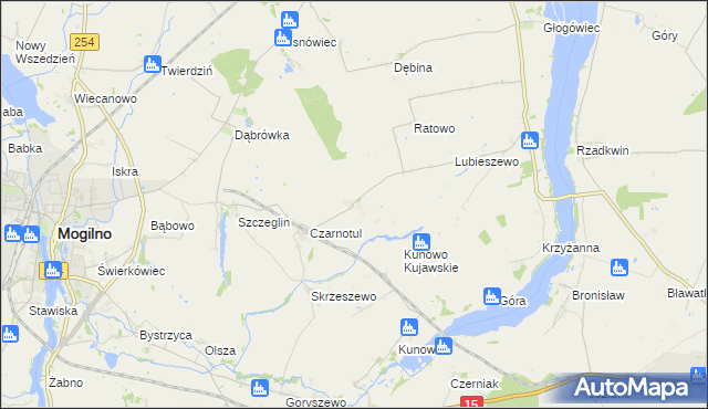 mapa Białotul, Białotul na mapie Targeo