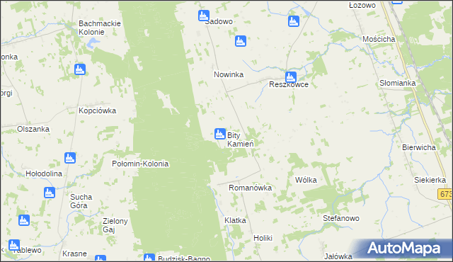 mapa Bity Kamień, Bity Kamień na mapie Targeo