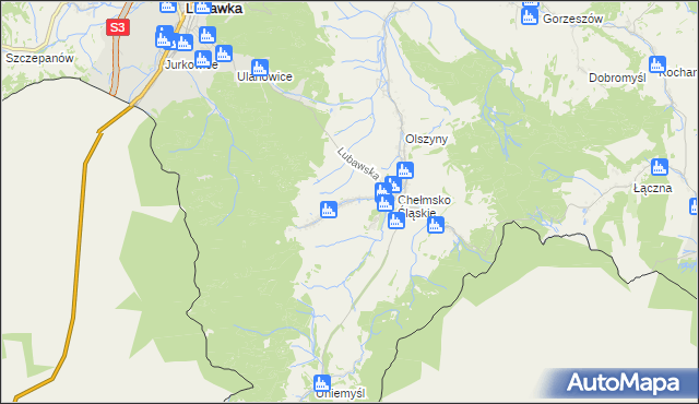 mapa Błażejów, Błażejów na mapie Targeo