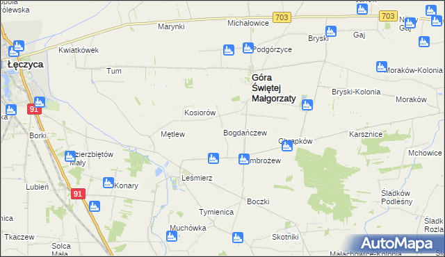 mapa Bogdańczew, Bogdańczew na mapie Targeo