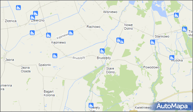 mapa Brudzędy, Brudzędy na mapie Targeo